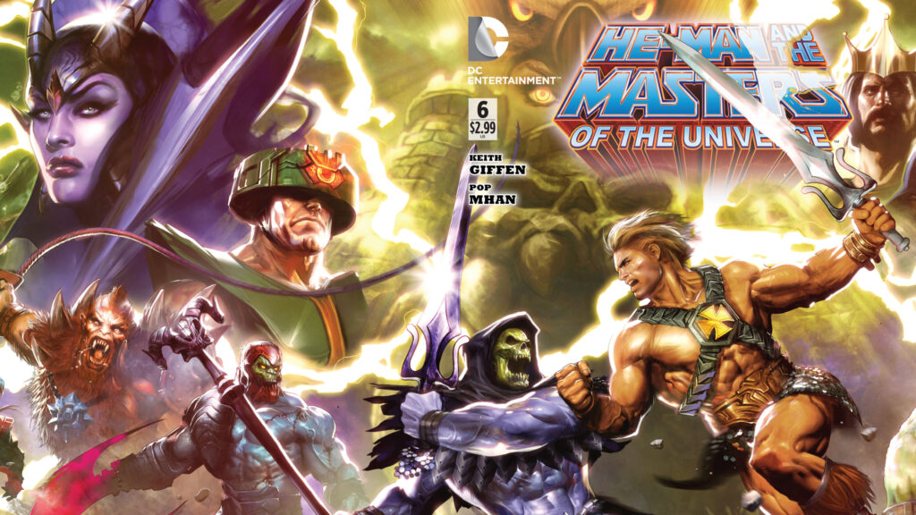 Masters of the Universe Comic Book Art 4K Wallpaper