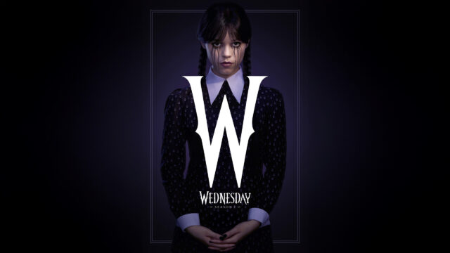 Wednesday Addams Season 2 Official Art 4K Wallpaper