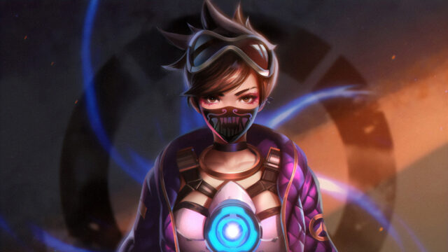 Tracer Fan Art Portrait Gaming Desktop Wallpaper