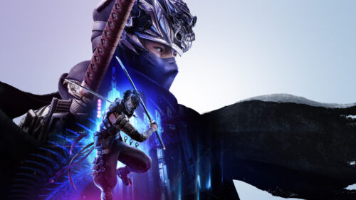 Cyberpunk Ninja Warrior Concept Art 4K Wallpaper
