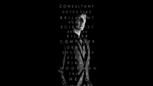 Sherlock Holmes Minimalist Cinematic Portrait Desktop Wallpaper