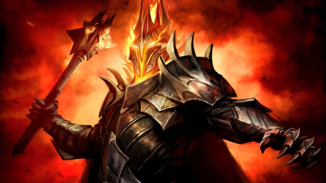Sauron Lord of the Rings Dark Fantasy 4K Desktop Wallpaper