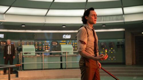 Tom Hiddleston in Loki TV Series Scene Desktop Wallpaper