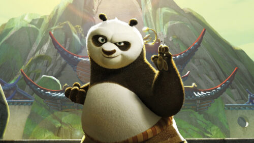 Kung Fu Panda Po Stance 4K Desktop Wallpaper