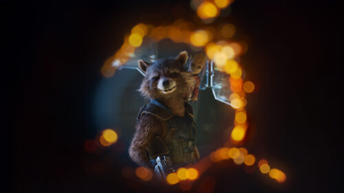 Rocket Raccoon and Groot Guardians of the Galaxy Desktop Wallpaper