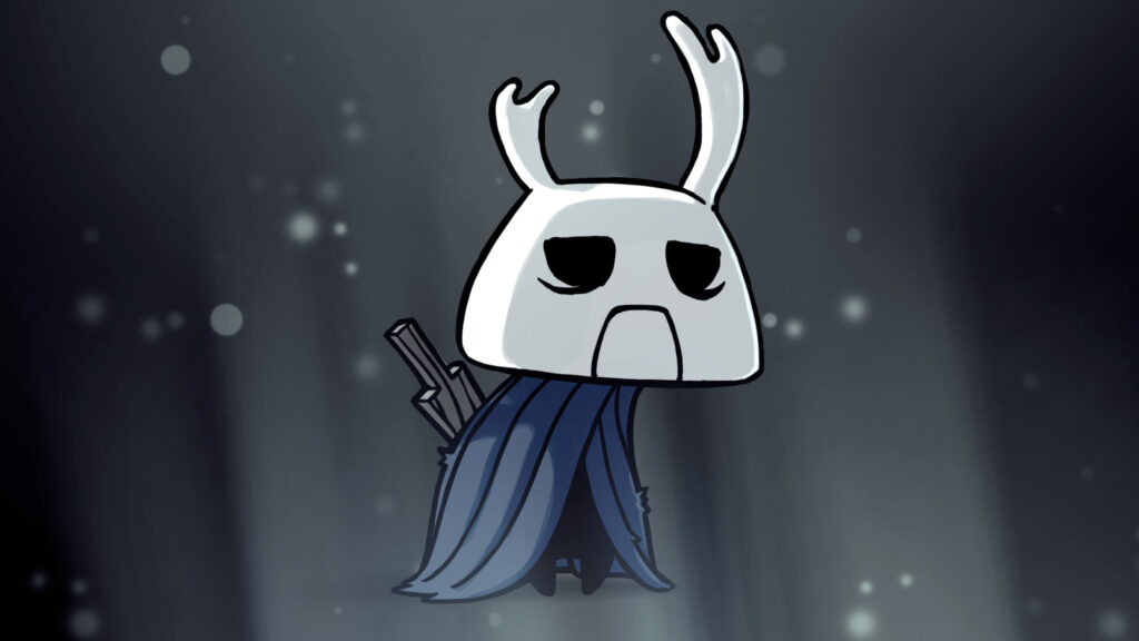 Sad Zote from Hollow Knight Minimalist Style Desktop Wallpaper