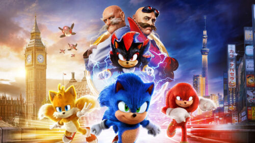 Sonic the Hedgehog 3 Movie Poster Cast Desktop Wallpaper