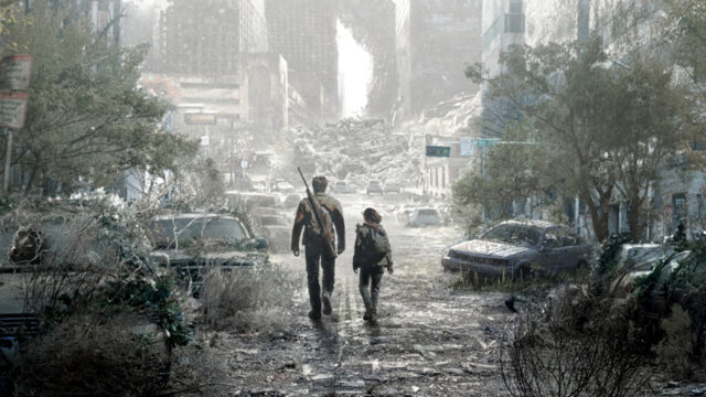 The Last of Us Joel and Ellie Post-Apocalyptic Desktop Wallpaper