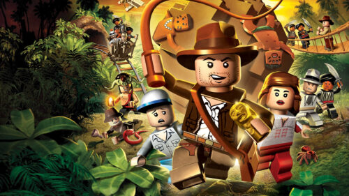 LEGO Indiana Jones Adventure Jungle Scene 4K Desktop Wallpaper