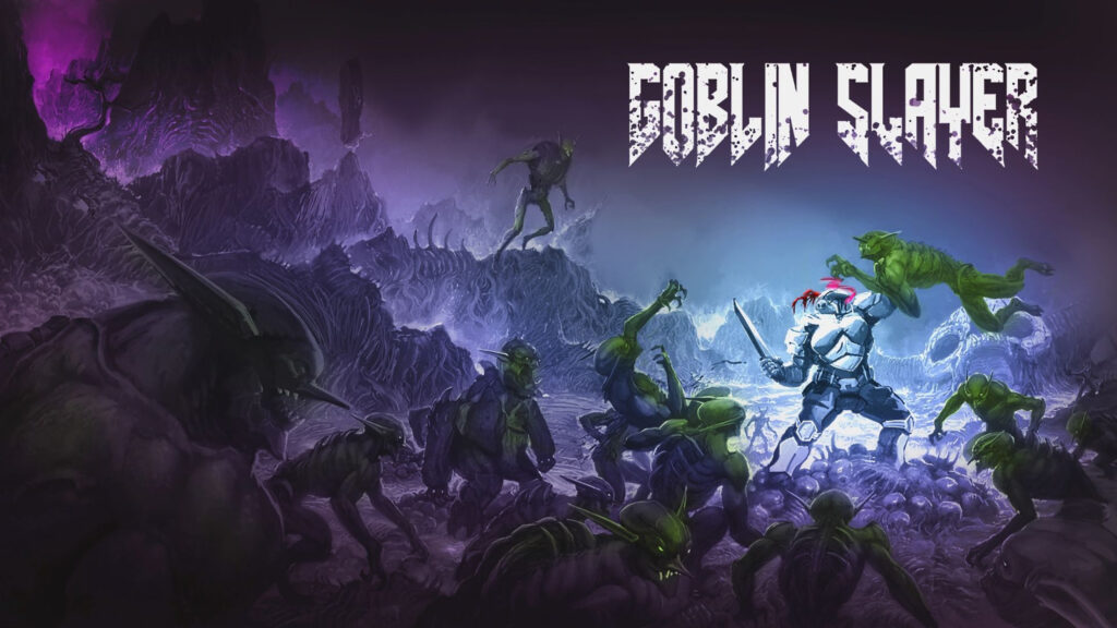 Goblin Slayer Armored Warrior vs Horde Desktop Wallpaper