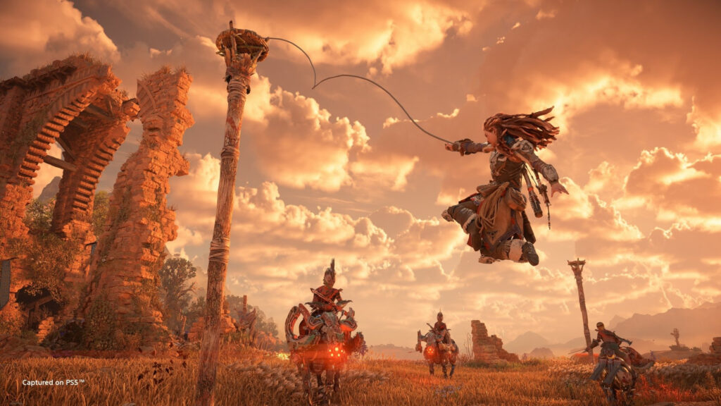 Horizon Forbidden West Aloy Dynamic Action 4K Desktop Wallpaper
