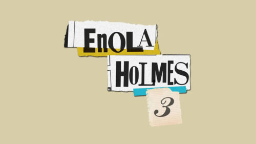 Enola Holmes Title Text Desktop Wallpaper