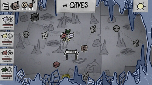 Caves Exploration Gameplay Scene Desktop Wallpaper