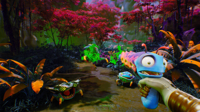 High on Life Alien Shooter Action Desktop Wallpaper