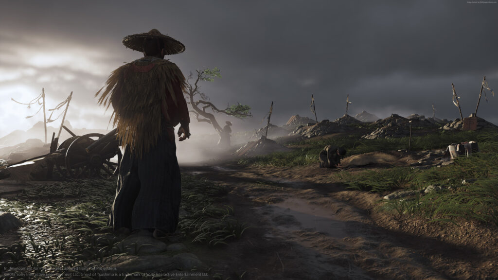 Ghost of Tsushima Cinematic Landscape 4K Desktop Wallpaper