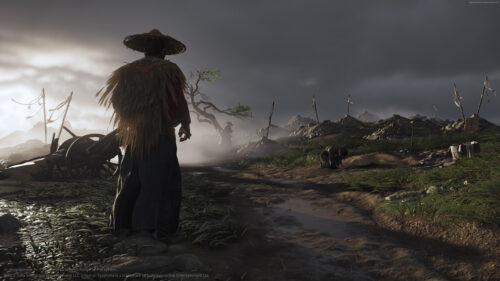 Ghost of Tsushima Cinematic Landscape 4K Desktop Wallpaper
