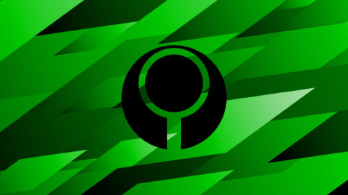 Abstract Geometric Green Pattern 4K Desktop Wallpaper