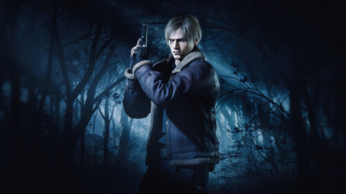 Leon Kennedy Resident Evil 4 Remake Desktop Wallpaper
