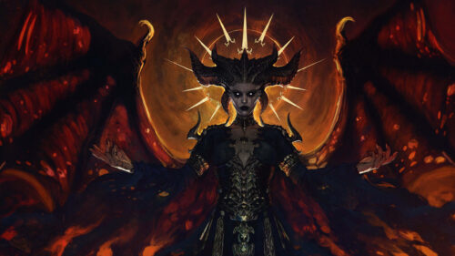 Demon Queen of Sanctuary Dark Fantasy Art Desktop Wallpaper