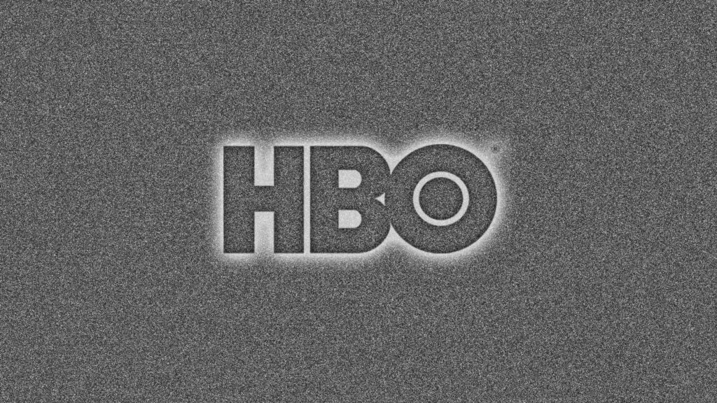 HBO Television Network Logo Gray Static Desktop Wallpaper