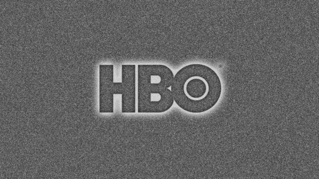 HBO Television Network Logo Gray Static Desktop Wallpaper