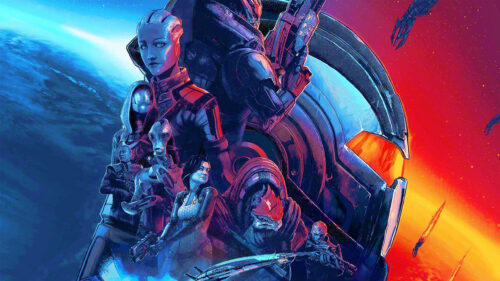 Mass Effect Legendary Edition Characters Digital Art Desktop Wallpaper