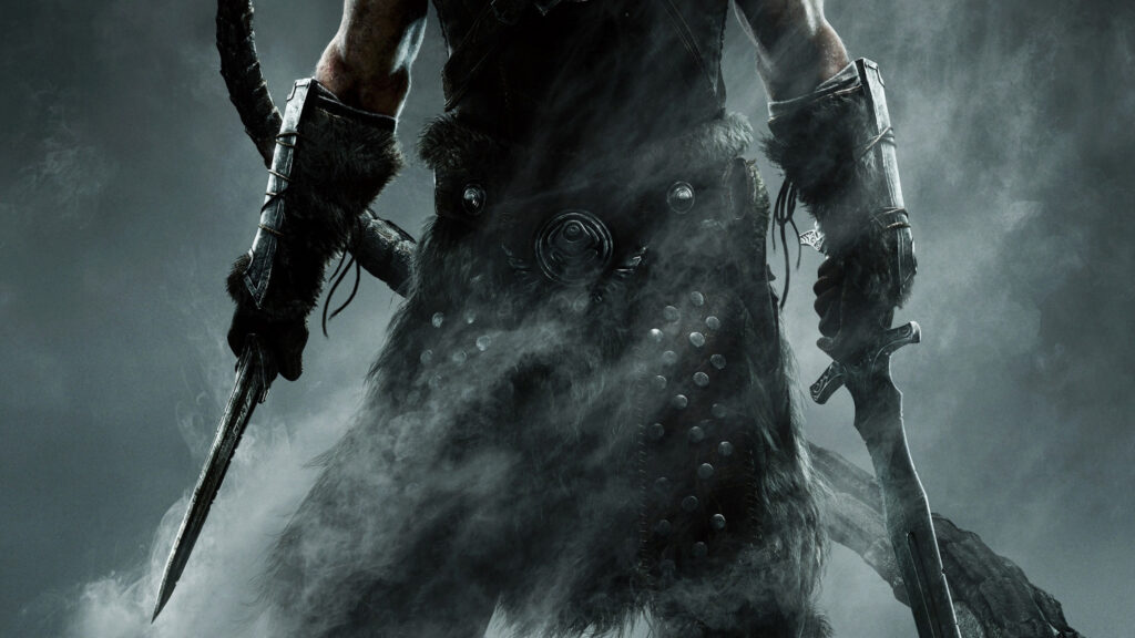 Conan the Barbarian Dual Sword Warrior Fantasy Desktop Wallpaper