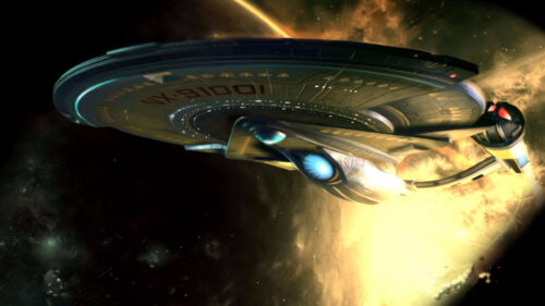 Starship U.S.S. Aventine 4K Desktop Wallpaper