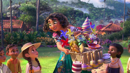 Mirabel Madrigal Sharing Toys with Village Children PC Wallpaper