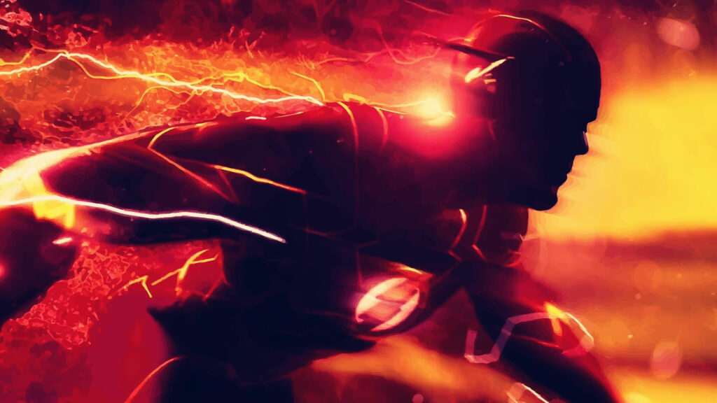 Abstract Cinematic Speedster Silhouette 4K Wallpaper