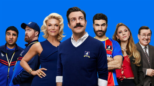 Ted Lasso Cast Group Portrait Desktop Wallpaper