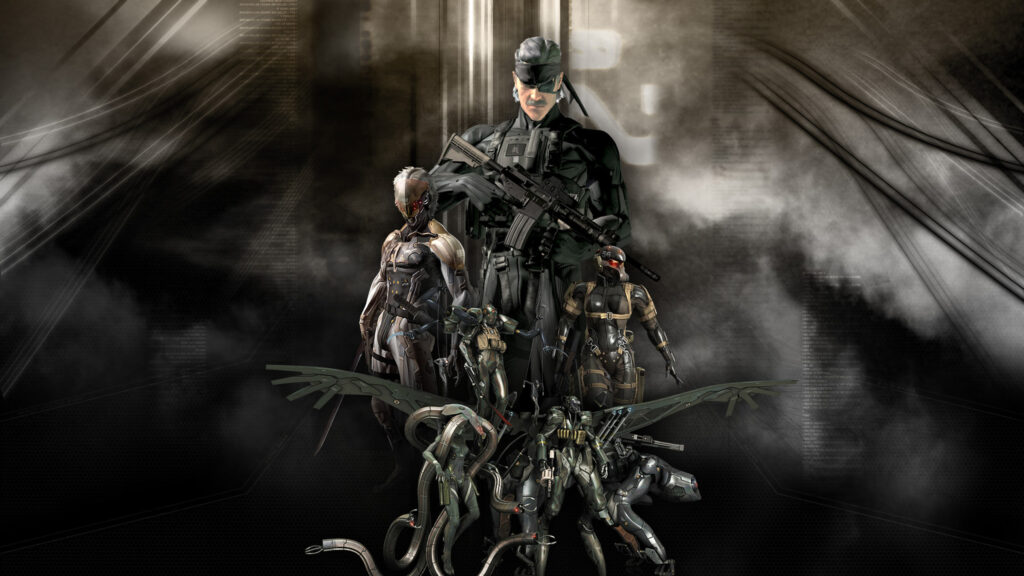 Metal Gear Solid 4 Characters 4K Desktop Wallpaper