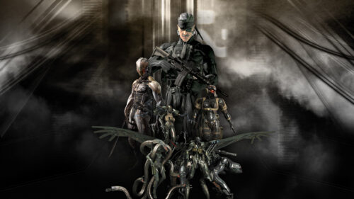 Metal Gear Solid 4 Characters 4K Desktop Wallpaper