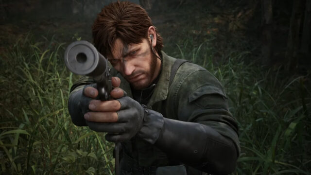 Naked Snake Aiming Pistol Desktop Wallpaper