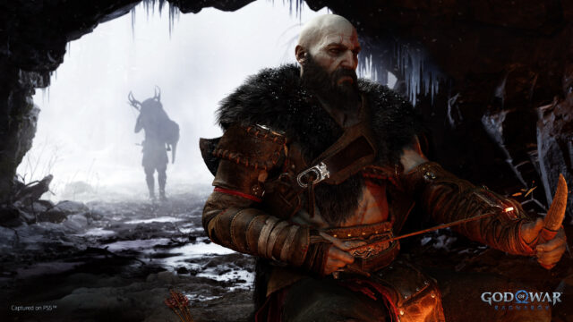 Kratos and Atreus in God of War Ragnarok Desktop Wallpaper
