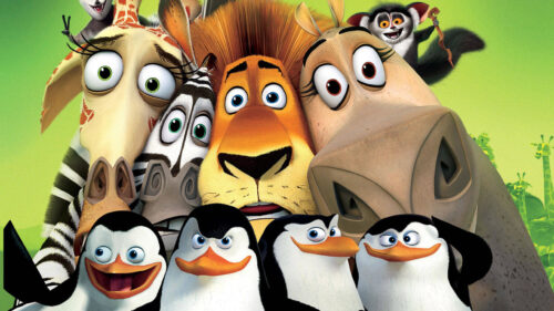 Madagascar Characters Group Portrait 4K Desktop Wallpaper
