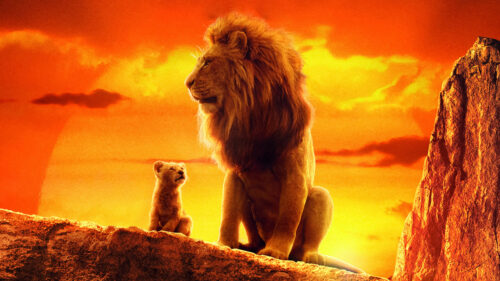 Mufasa and Simba The Lion King Cinematic 4K Desktop Wallpaper