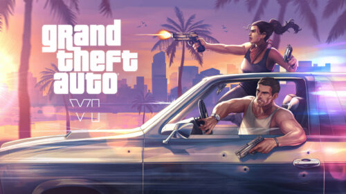 Grand Theft Auto VI Lucia and Jason Action Desktop Wallpaper