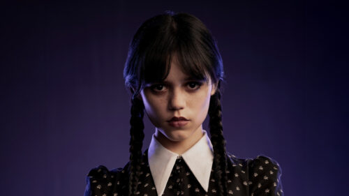 Jenna Ortega as Wednesday Addams 4K Desktop Wallpaper