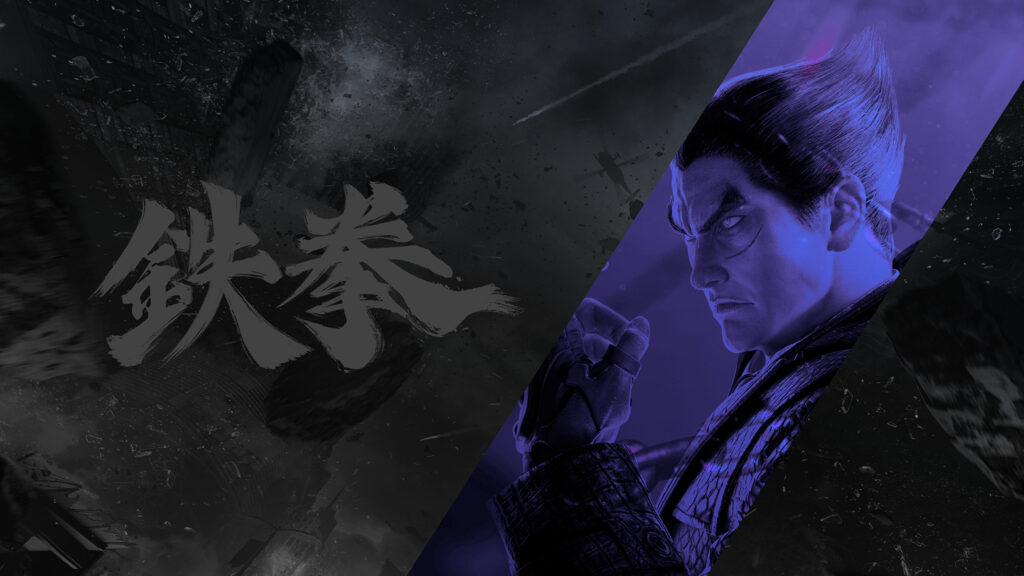 Kazuya Mishima Tekken 8 Minimalist Desktop Wallpaper