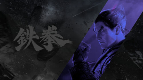 Kazuya Mishima Tekken 8 Minimalist Desktop Wallpaper