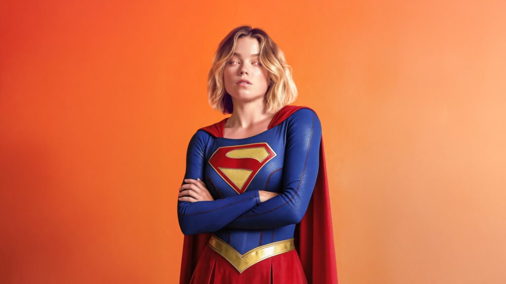 Supergirl Fan Art Digital Illustration 4K Desktop Wallpaper