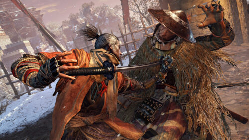 Sekiro Shadows Die Twice Combat Action Scene Desktop Wallpaper