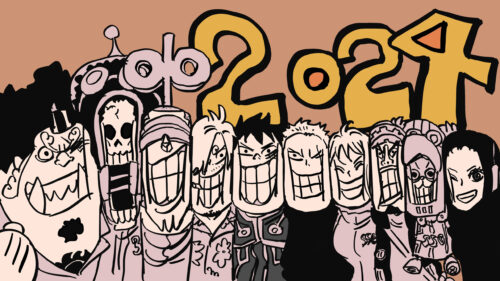 One Piece Straw Hat Crew Illustration 4K Desktop Wallpaper