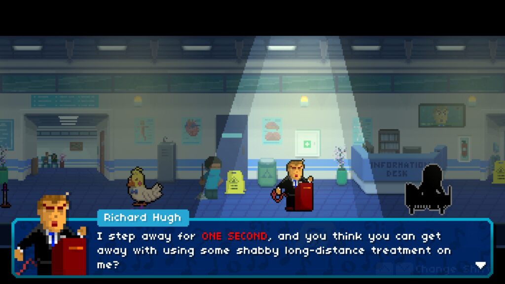 Rhythm Doctor In-Game Hospital Scene Desktop Wallpaper