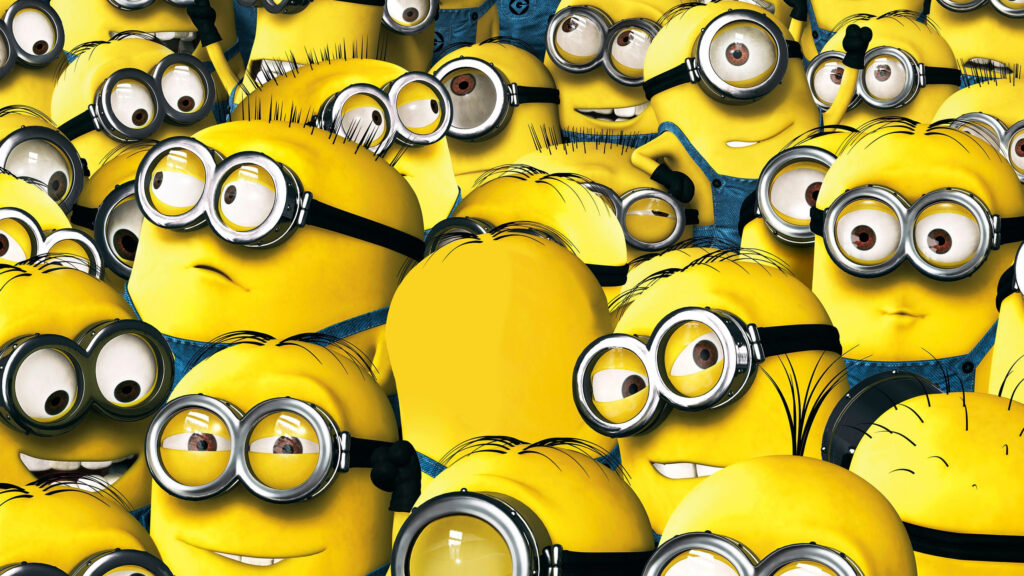 Minions Group 4K Desktop Wallpaper