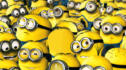 Minions Group 4K Desktop Wallpaper