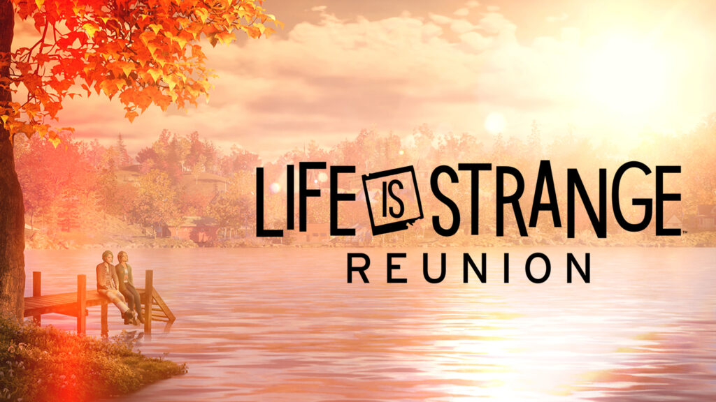 Life is Strange Characters Sitting on a Dock Desktop Wallpaper