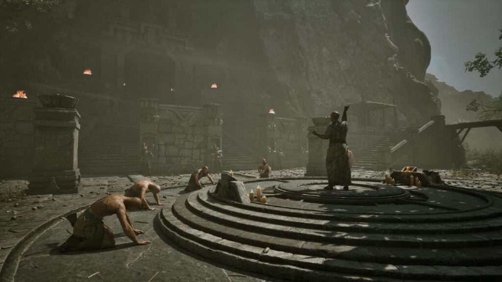 Gothic 1 Remake Religious Ritual Scene Desktop Wallpaper