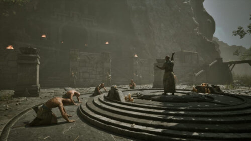 Gothic 1 Remake Religious Ritual Scene Desktop Wallpaper